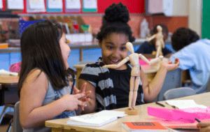 Young artists at work