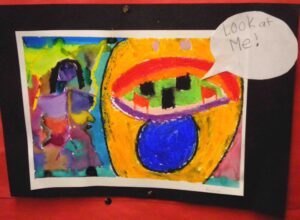 Visual Arts Look at Me student artwork